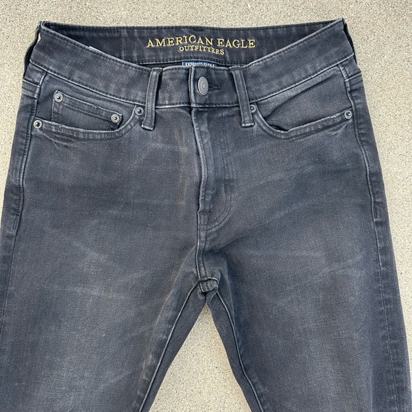 American Eagle Slim Extreme Flex Distressed Jeans Men Size 28Wx32L - Picture 4 of 10